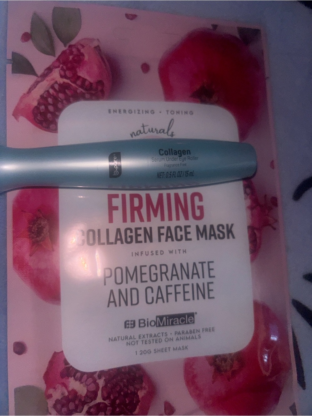 Collagen Serum Under Eye Roller  plus mask